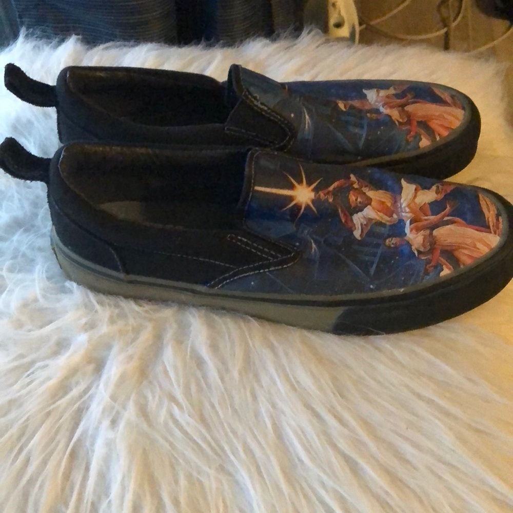 Skechers Canvas Shoes Star Wars Black and Blue